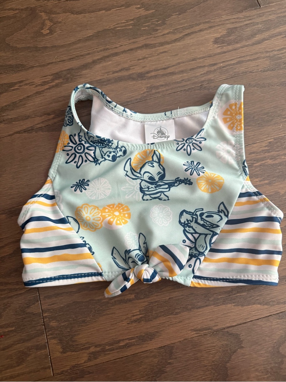 Disney Store Swim suit top UPF 50+ Lilo & Stitch Hawaiian size 4